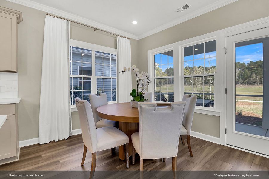 Furnished interior view inside a new home in Six Oaks, Summerville (Image 6).