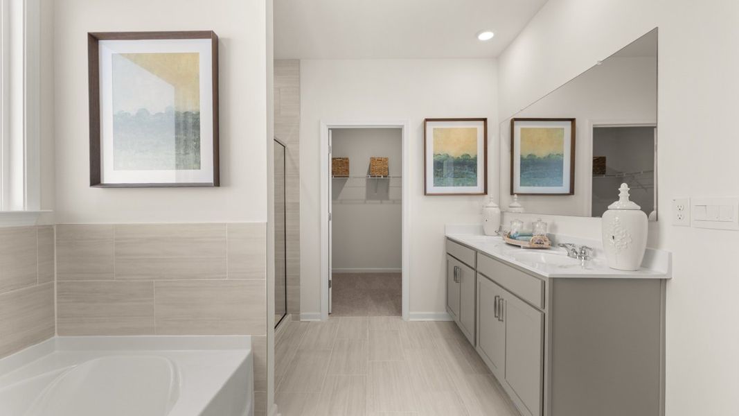 Representative furnished interior of a home built from the Denton by D.R. Horton in Kingston Ranch at Lake Oconee, Buckhead (Image 17). Representative furnished interior of a home built from the Denton by D.R. Horton in Kingston Ranch at Lake Oconee, Buckhead (Image 17).