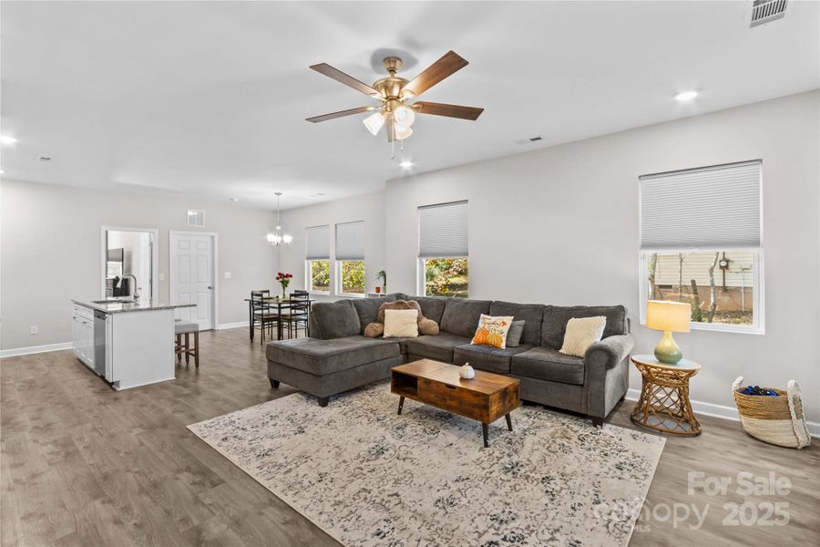 Furnished interior view inside a new home in , Statesville (Image 24).