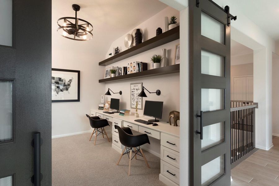 Furnished interior view inside a new home in , Fulshear (Image 10).