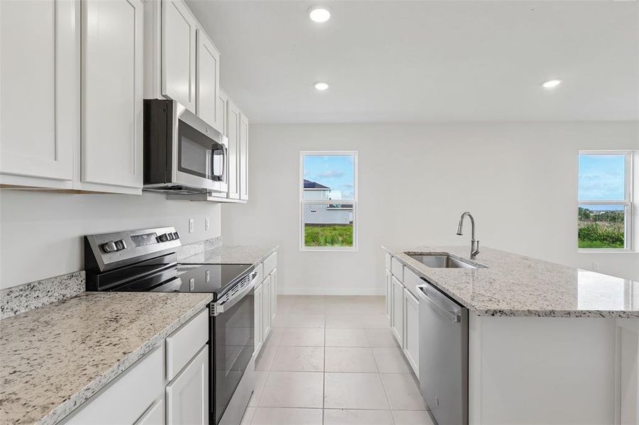 Furnished interior view inside a new home in Hamilton Bluff, Haines City (Image 8).