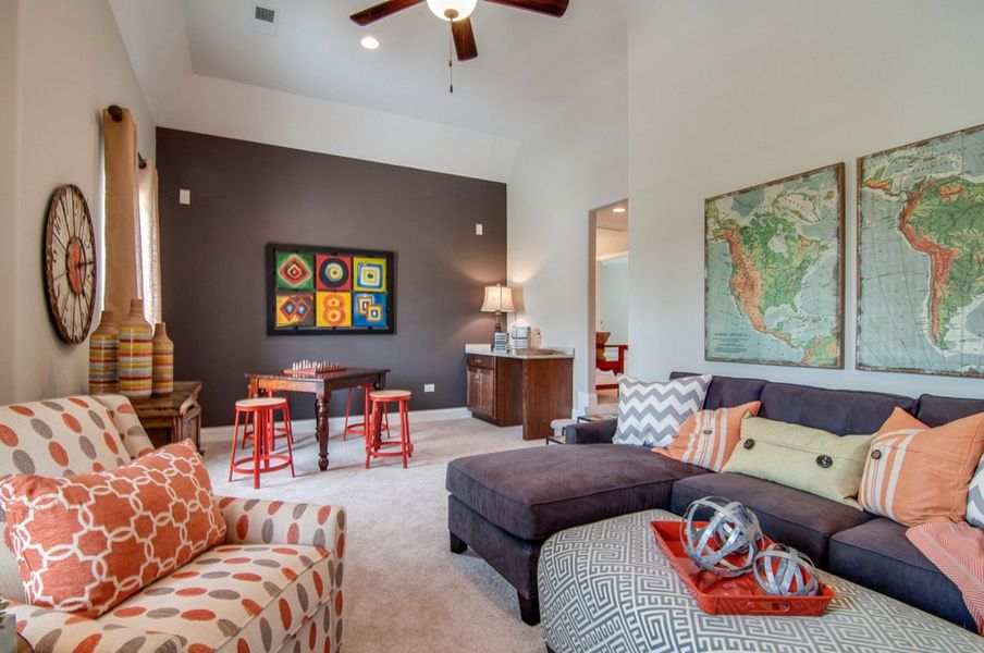 Representative furnished interior of a home built from the Oxford by Celebration Homes in Harvest Point, Spring Hill (Image 19). Representative furnished interior of a home built from the Oxford by Celebration Homes in Harvest Point, Spring Hill (Image 19).