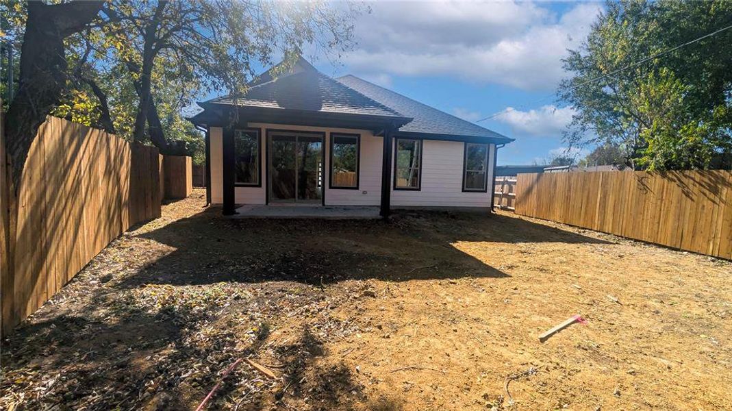 Exterior details and patio area of a home in , Arlington (Image 3). Exterior details and patio area of a home in , Arlington (Image 3).