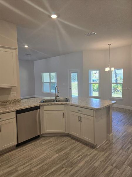 Furnished interior view inside a new home in Sugarmill Woods, Homosassa (Image 8). Furnished interior view inside a new home in Sugarmill Woods, Homosassa (Image 8).