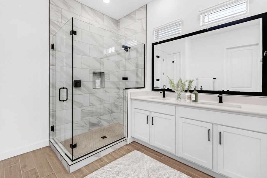 Furnished interior view inside a new home in Mountain View Ranch, Vail (Image 10).