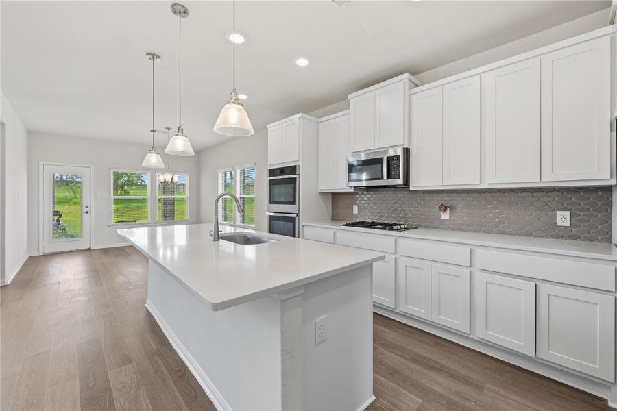 Furnished interior view inside a new home in , Willis (Image 5).