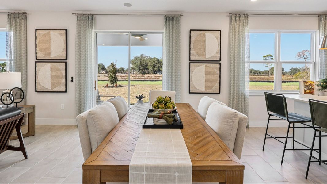 The Mangrove Model Floorplan Dining Area by DRB Homes