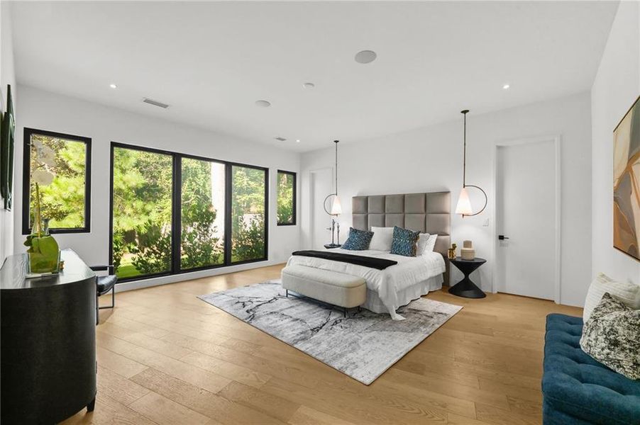 Furnished interior view inside a new home in , Atlanta (Image 7).