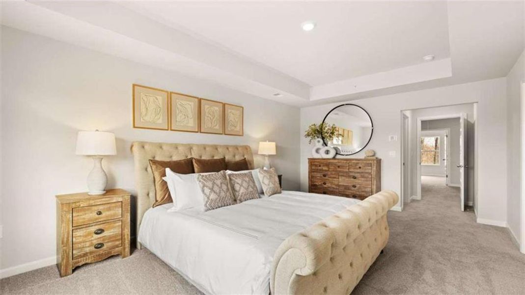 Furnished interior view inside a new home in Echo Glen, Stockbridge (Image 11).