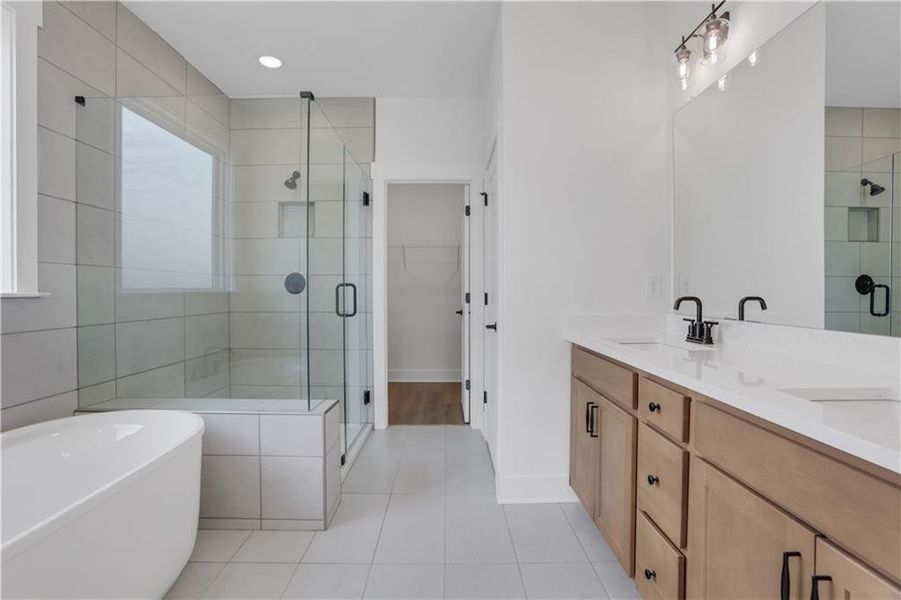 Furnished interior view inside a new home in Twin Lakes, Hoschton (Image 8).