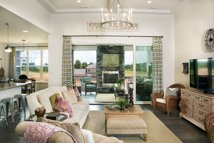 Representative furnished interior of a home built from the Morgan by Niblock Homes in Red Hill, Concord (Image 4).