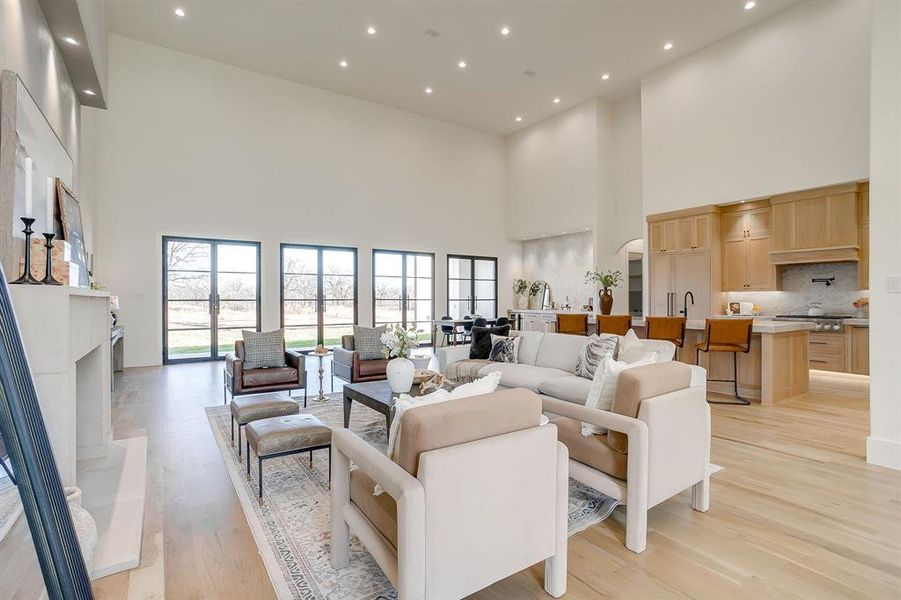 Furnished interior view inside a new home in , Weatherford (Image 12).