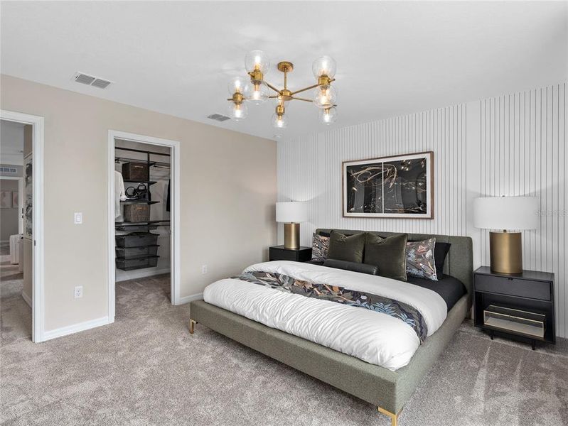 Furnished interior view inside a new home in EverBe, Orlando (Image 14). Furnished interior view inside a new home in EverBe, Orlando (Image 14).