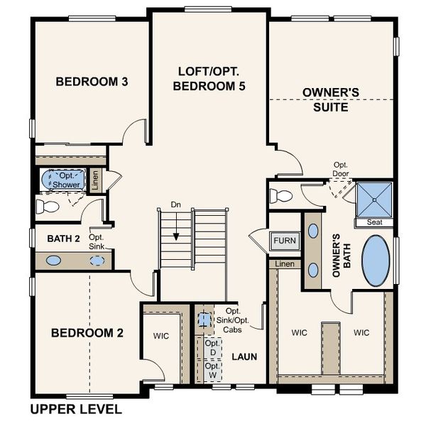 2D floor plan layout for the Roosevelt by Century Communities in Overland Ranch, Aurora, CO (Image 4). 2D floor plan layout for the Roosevelt by Century Communities in Overland Ranch, Aurora, CO (Image 4).