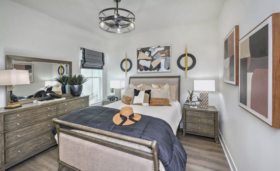 Furnished interior view inside a new home in Waterset, Apollo Beach (Image 48).