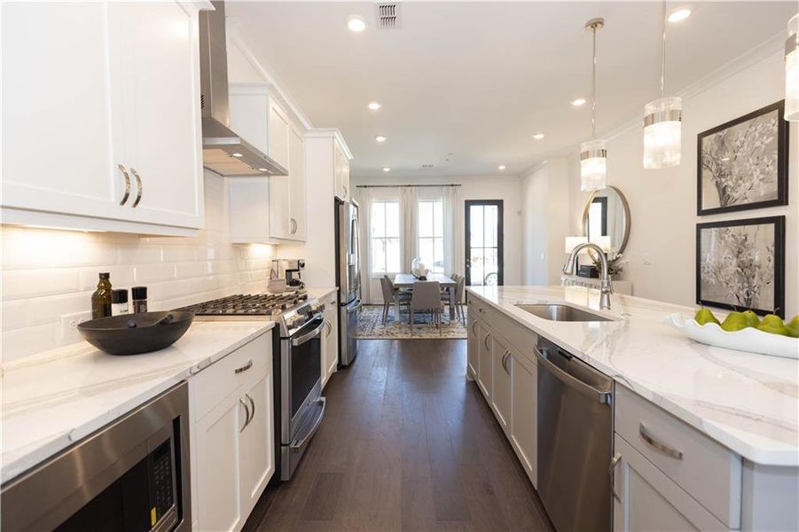 Furnished interior view inside a new home in Waterside Condos, Peachtree Corners (Image 29).