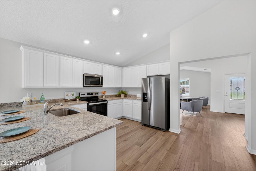Furnished interior view inside a new home in , Jacksonville (Image 5).