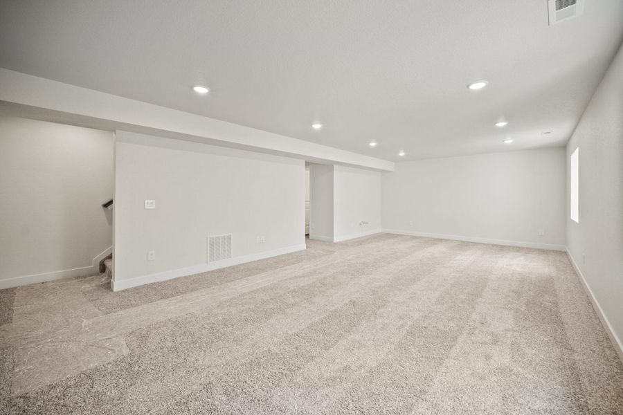 Representative unfurnished interior of a home built from the Fir by View Homes in Aspen Ranch, Fountain (Image 29).