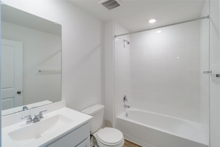 Furnished interior view inside a new home in Prairie Lakes, Buda (Image 4). Furnished interior view inside a new home in Prairie Lakes, Buda (Image 4).