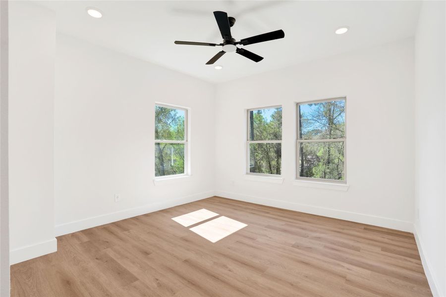 Spacious, unfurnished interior of a new home in , Cypress (Image 35).