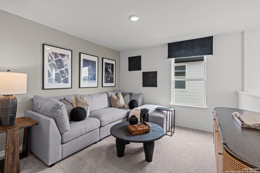 Furnished interior view inside a new home in Horizon Ridge, San Antonio (Image 14).