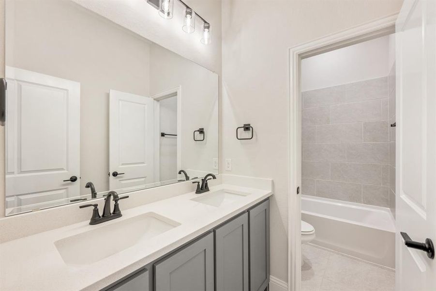 Furnished interior view inside a new home in Silo Mills, Joshua (Image 6). Furnished interior view inside a new home in Silo Mills, Joshua (Image 6).