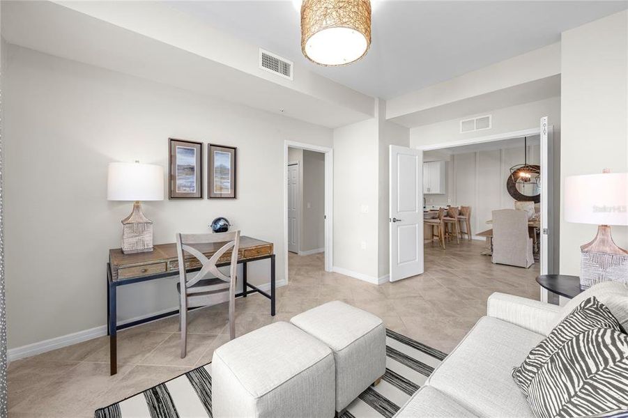 Furnished interior view inside a new home in Calusa Country Club, Lakewood Ranch (Image 13).