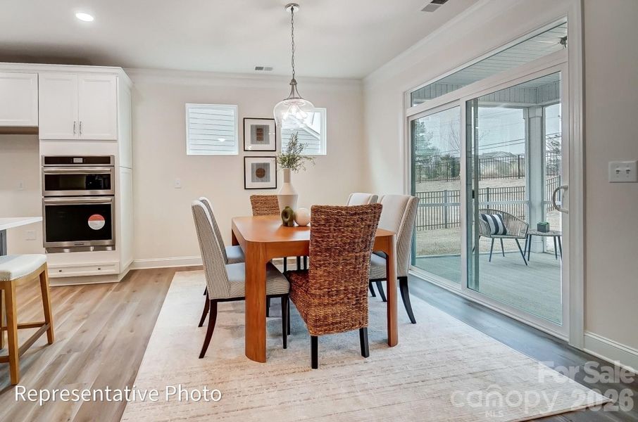 Furnished interior view inside a new home in Heritage - 55+ Community, Indian Trail (Image 29).