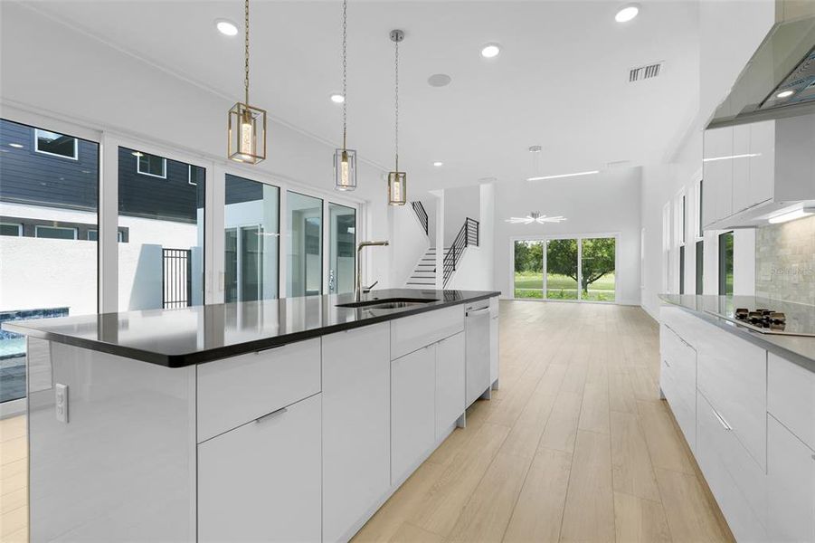 Furnished interior view inside a new home in Hampton Green at Providence, Davenport (Image 14).