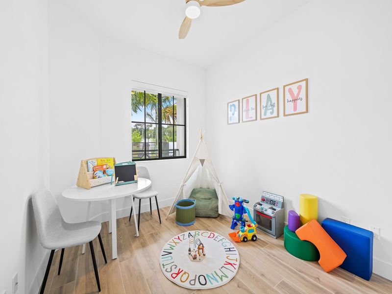 Furnished interior view inside a new home in Marina Landings, Fort Lauderdale (Image 8).