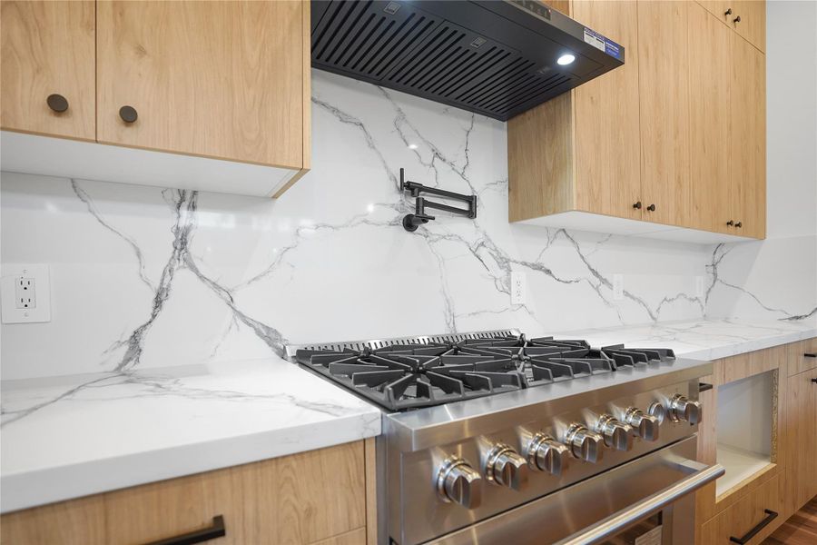 Close-up of interior finishes inside a home in , Houston (Image 22).