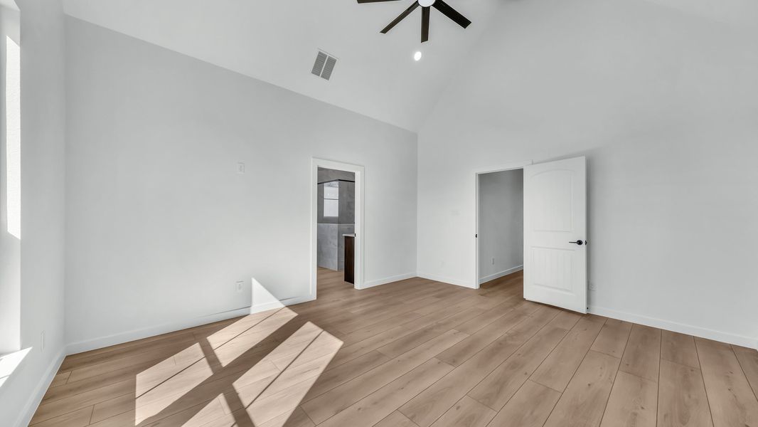 Representative unfurnished interior of a home built from the Rebekah by Zeal Home Builders in Oak Water Ranch, Granbury (Image 40). Representative unfurnished interior of a home built from the Rebekah by Zeal Home Builders in Oak Water Ranch, Granbury (Image 40).