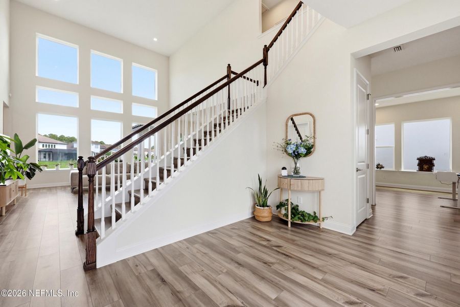 Furnished interior view inside a new home in Tamaya, Jacksonville (Image 16). Furnished interior view inside a new home in Tamaya, Jacksonville (Image 16).