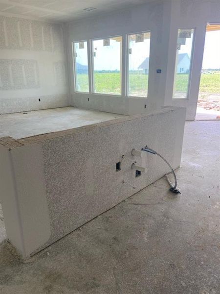 In-progress construction of a new home in Clear Sky Addition, Valley View, TX (Image 17).