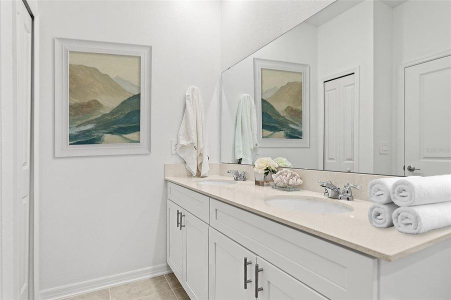 Furnished interior view inside a new home in Bridgewalk, St. Cloud (Image 24).