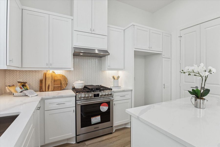 Furnished interior view inside a new home in Upland Estates, Houston (Image 35).