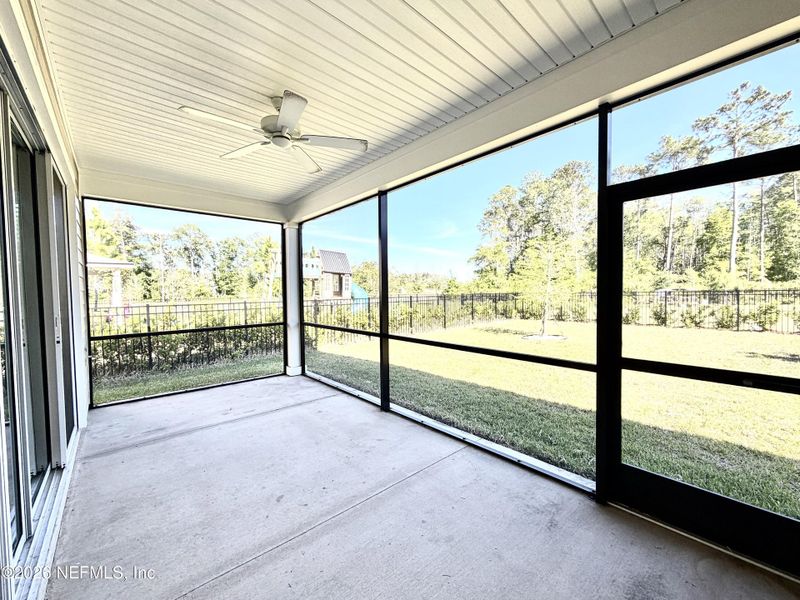 Exterior details and patio area of a home in Seasons at TrailMark, St. Augustine (Image 4).