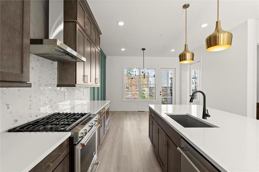 Furnished interior view inside a new home in , Alpharetta (Image 9).