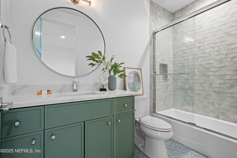 Furnished interior view inside a new home in , St. Johns (Image 11).