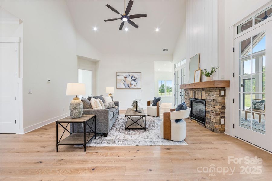 Furnished interior view inside a new home in , Waxhaw (Image 10). Furnished interior view inside a new home in , Waxhaw (Image 10).