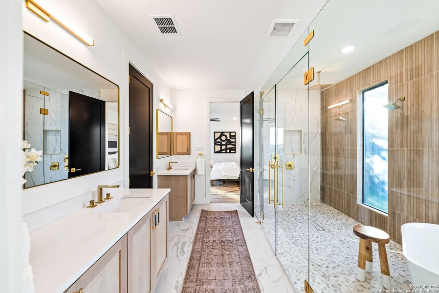 Furnished interior view inside a new home in , San Antonio (Image 16). Furnished interior view inside a new home in , San Antonio (Image 16).