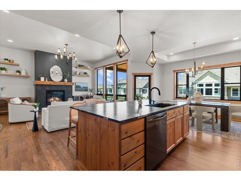 Furnished interior view inside a new home in Harvest Ridge, Berthoud (Image 39).