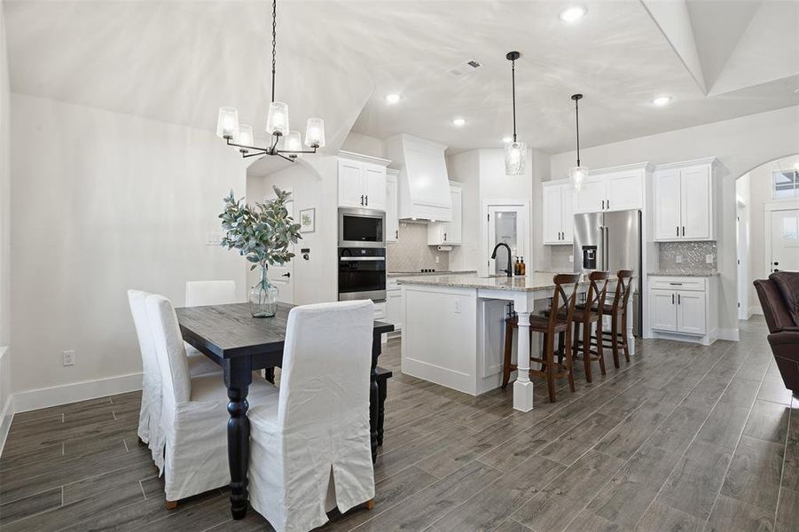Furnished interior view inside a new home in , Springtown (Image 15).