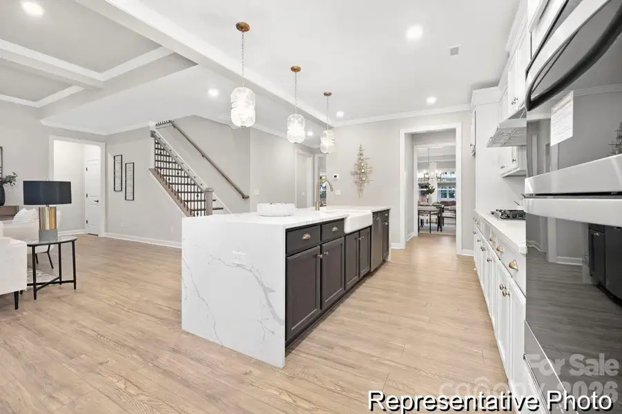 Furnished interior view inside a new home in Huntington Hills, Lincolnton (Image 3).