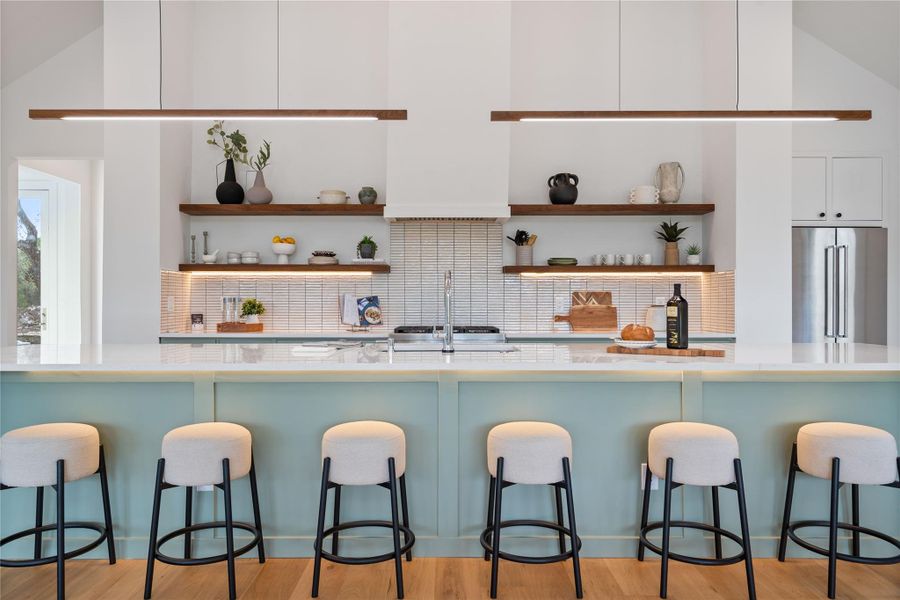 Furnished interior view inside a new home in , Austin (Image 5). Furnished interior view inside a new home in , Austin (Image 5).