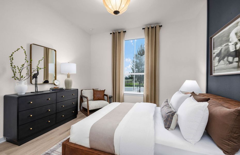 Representative furnished interior of a home built from the Stellar by Del Webb in Del Webb Austin at Lost Pines, Bastrop (Image 45).