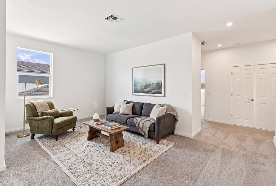 Furnished interior view inside a new home in Montana Vista - Summit, Buckeye (Image 12).