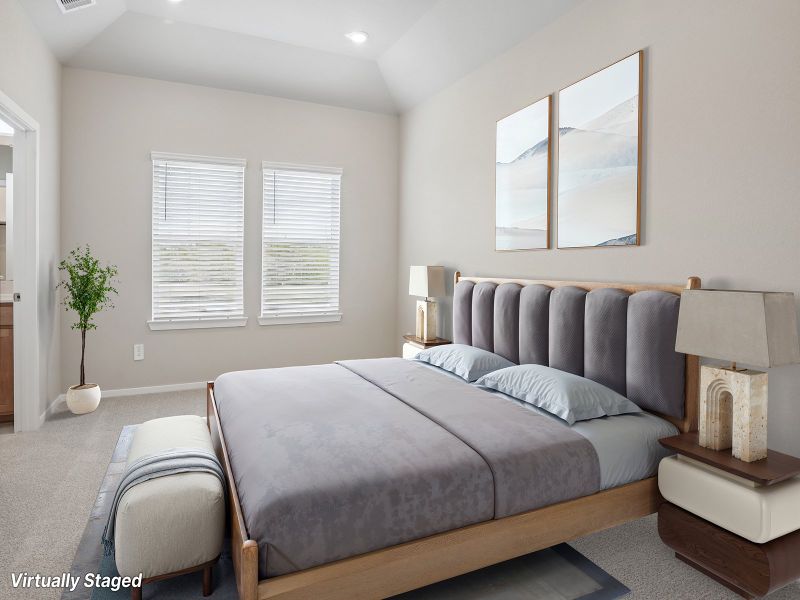 Furnished interior view inside a new home in Parkway Commons - City Series, Missouri City (Image 7). Furnished interior view inside a new home in Parkway Commons - City Series, Missouri City (Image 7).