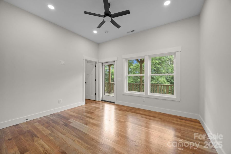 Lower level deck access