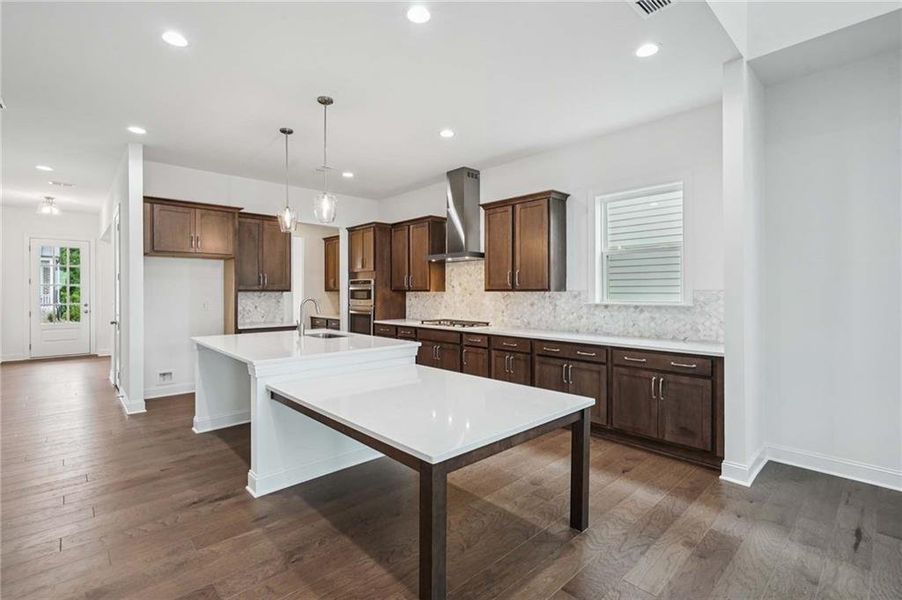 Furnished interior view inside a new home in East Harbor II at Chestatee, Dawsonville (Image 9).